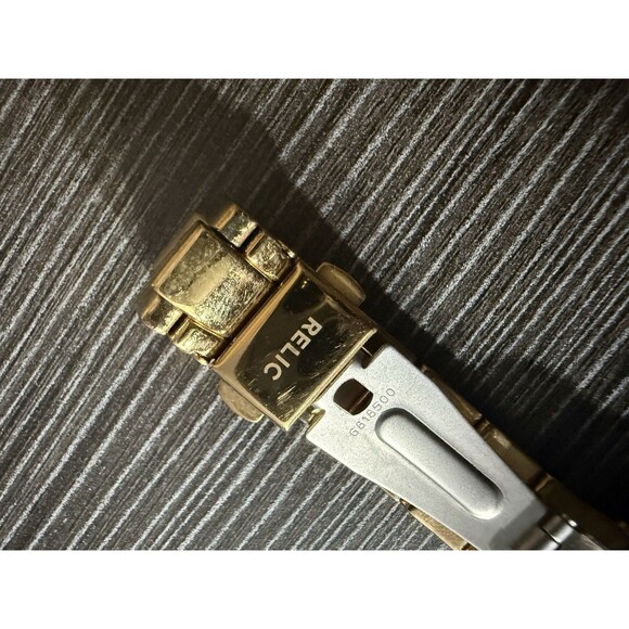 Relic By Fossil Women's Rose Goldtone Bracelet Watch ZR34335 Beautiful Pink - Picture 10 of 16